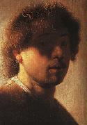 Rembrandt Peale Self portrait oil